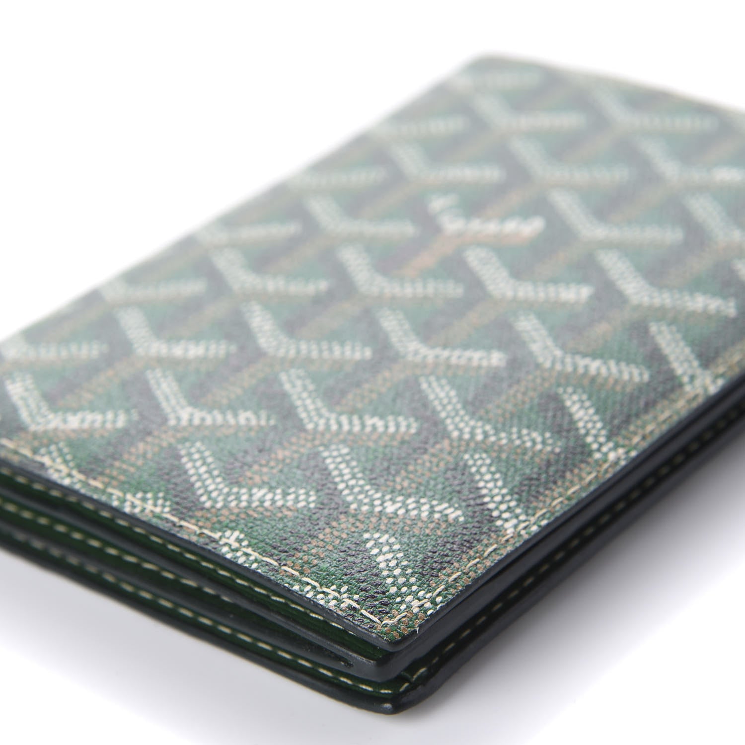 Goyard Goyardine Pocket Organizer Wallet Green 6 of 8