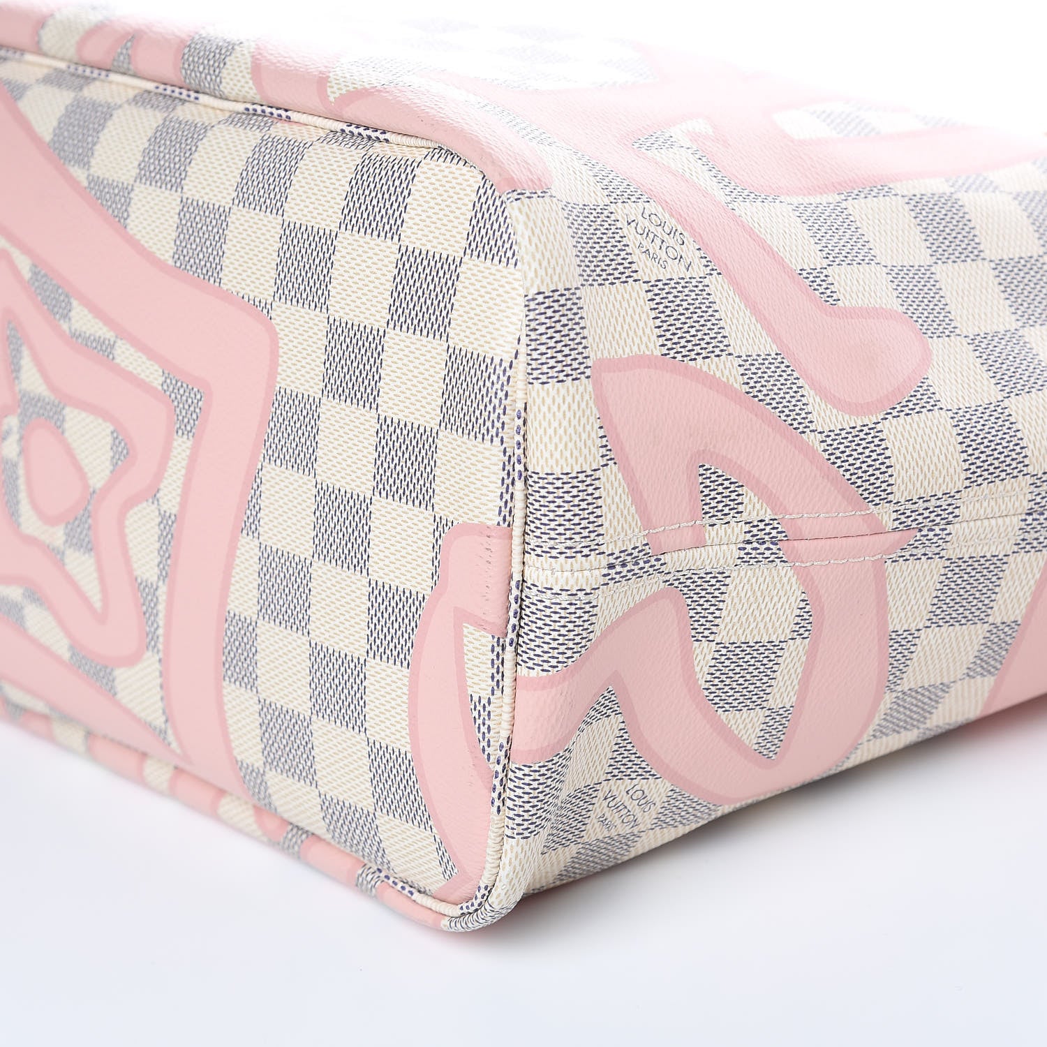 Louis Vuitton Damier Azur Tahitienne Neverfull MM 10 of 12