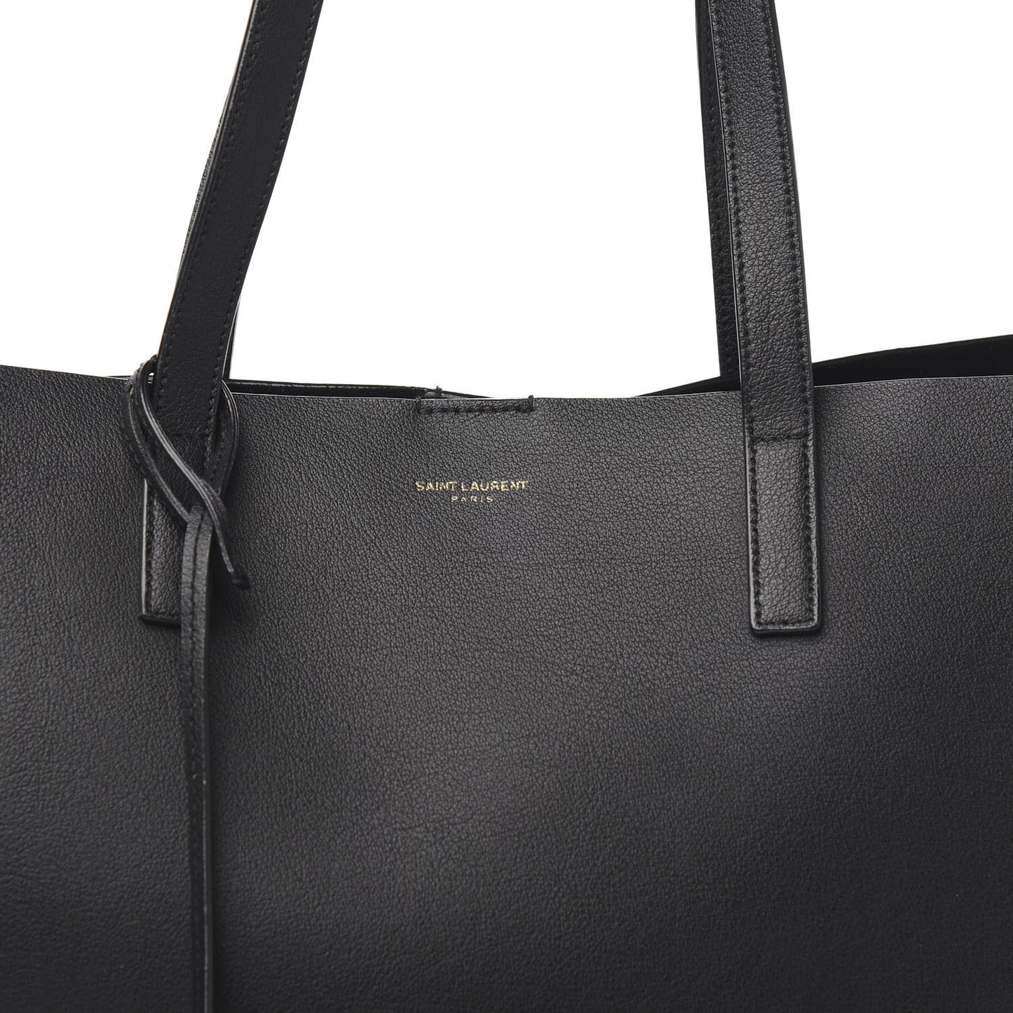 Calfskin Large Shopping Tote Black