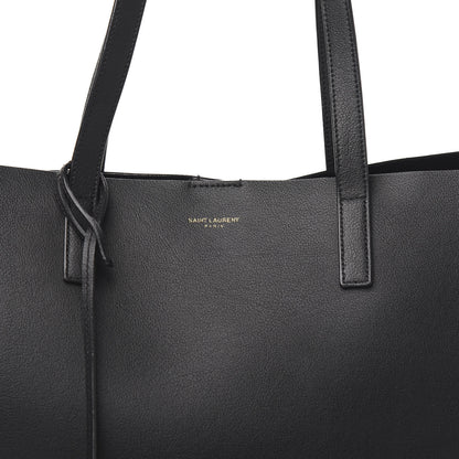 Saint Laurent Calfskin Large Shopping Tote Black 9 of 9