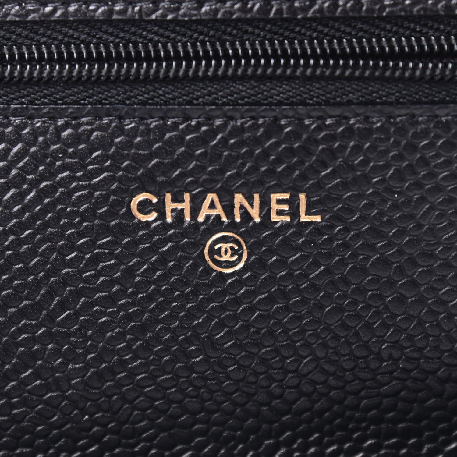 Chanel Caviar Quilted Wallet On Chain WOC Black 6 of 10