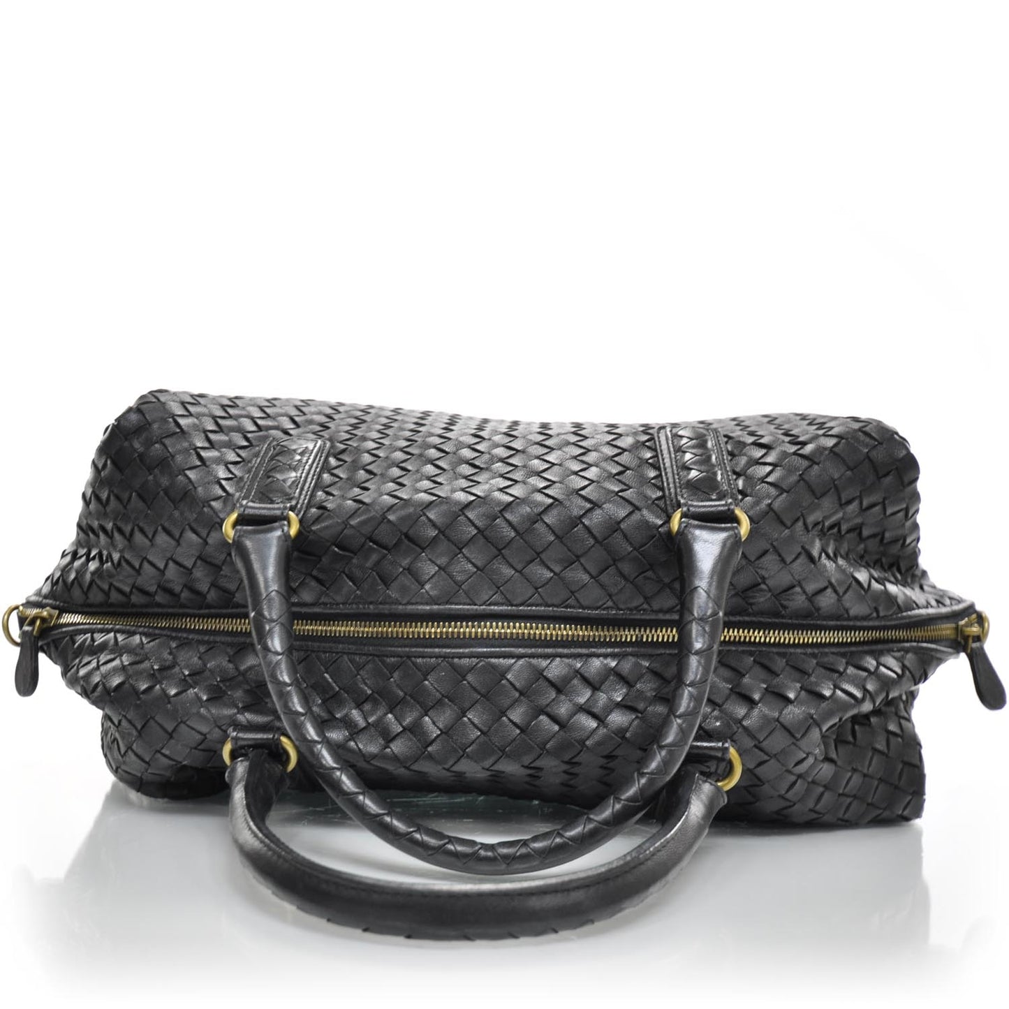 Nappa Intrecciato Convertible Bag Nero Black