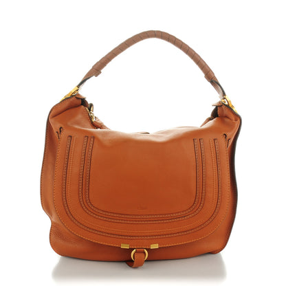Chloe Calfskin Large Marcie Hobo Tan 1 of 8
