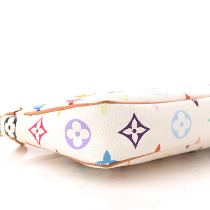 Louis Vuitton Monogram Multicolor Pochette Accessories White 8 of 11