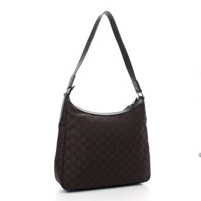 Gucci Canvas Shoulder Bag Brown 3 of 9