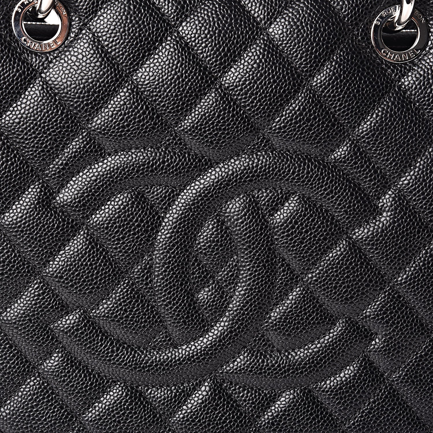 Chanel Caviar Quilted Grand Shopping Tote GST Black 10 of 15