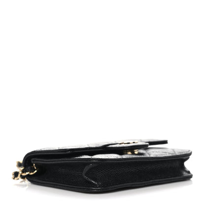 Chanel Caviar Quilted Mini Chain Bag Black 4 of 12