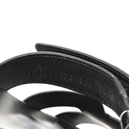 Hermes Calfskin Womens Chypre Sandals 39 Black 8 of 9