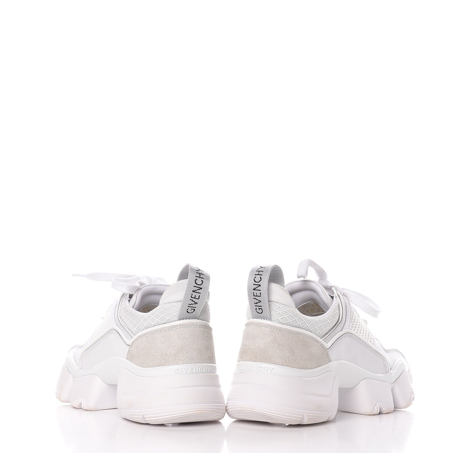 Givenchy Calfskin Neoprene Jaw Low Sneakers 38 White 19 of 20