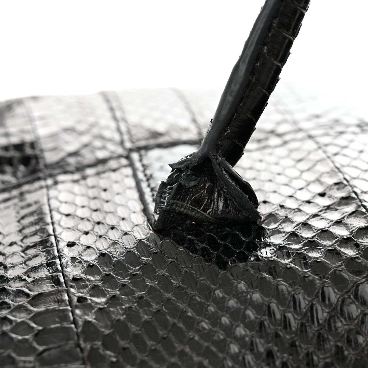 Silky Snake Print Bayswater Black