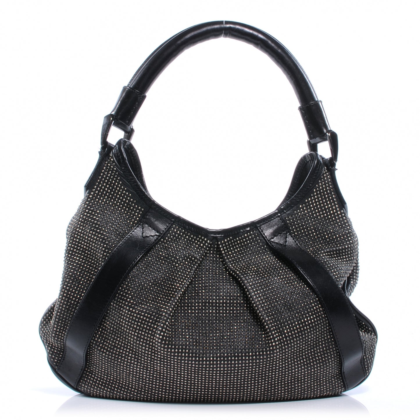 Prorsum Leather Studded Hobo Black