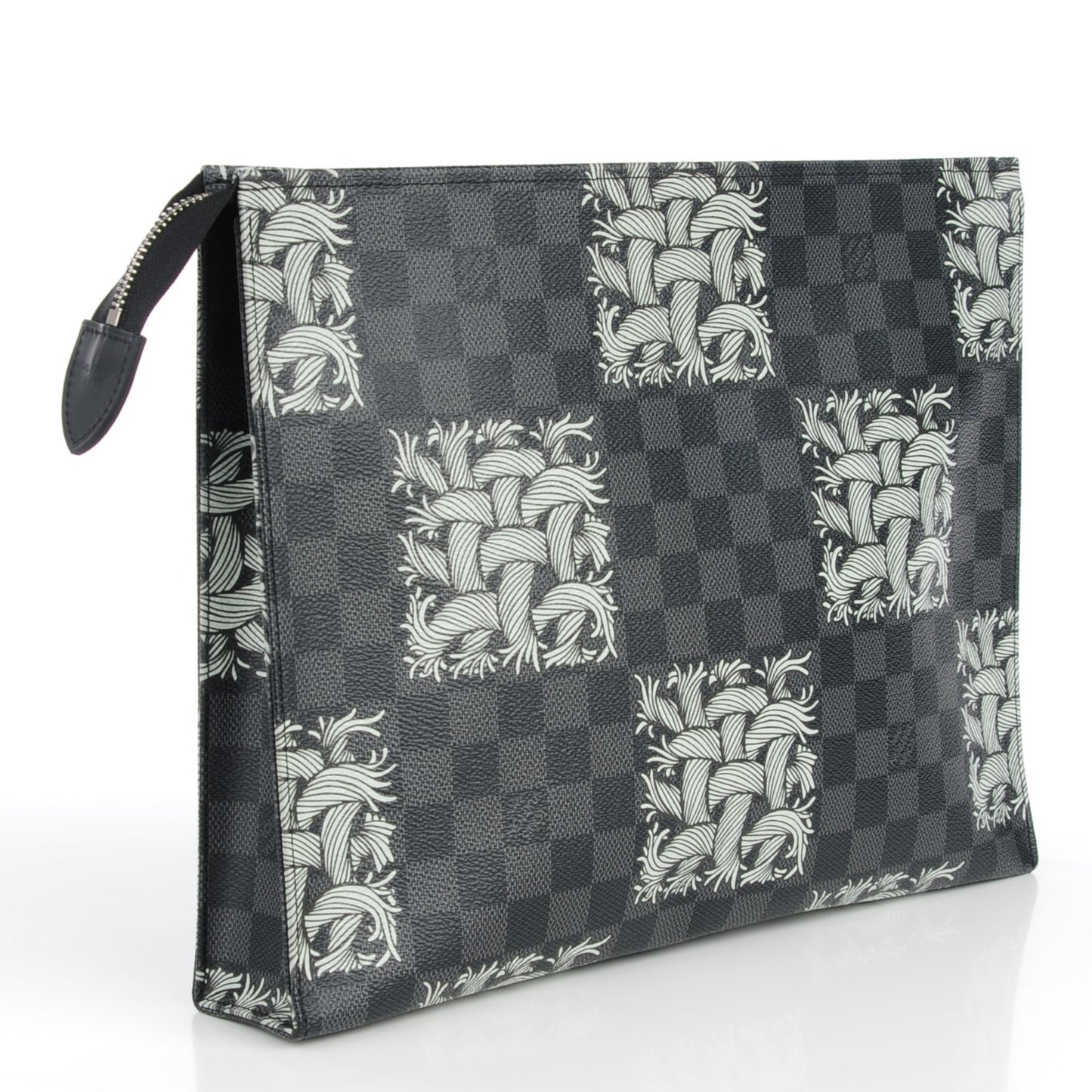 Damier Graphite Rope Pochette Voyage White