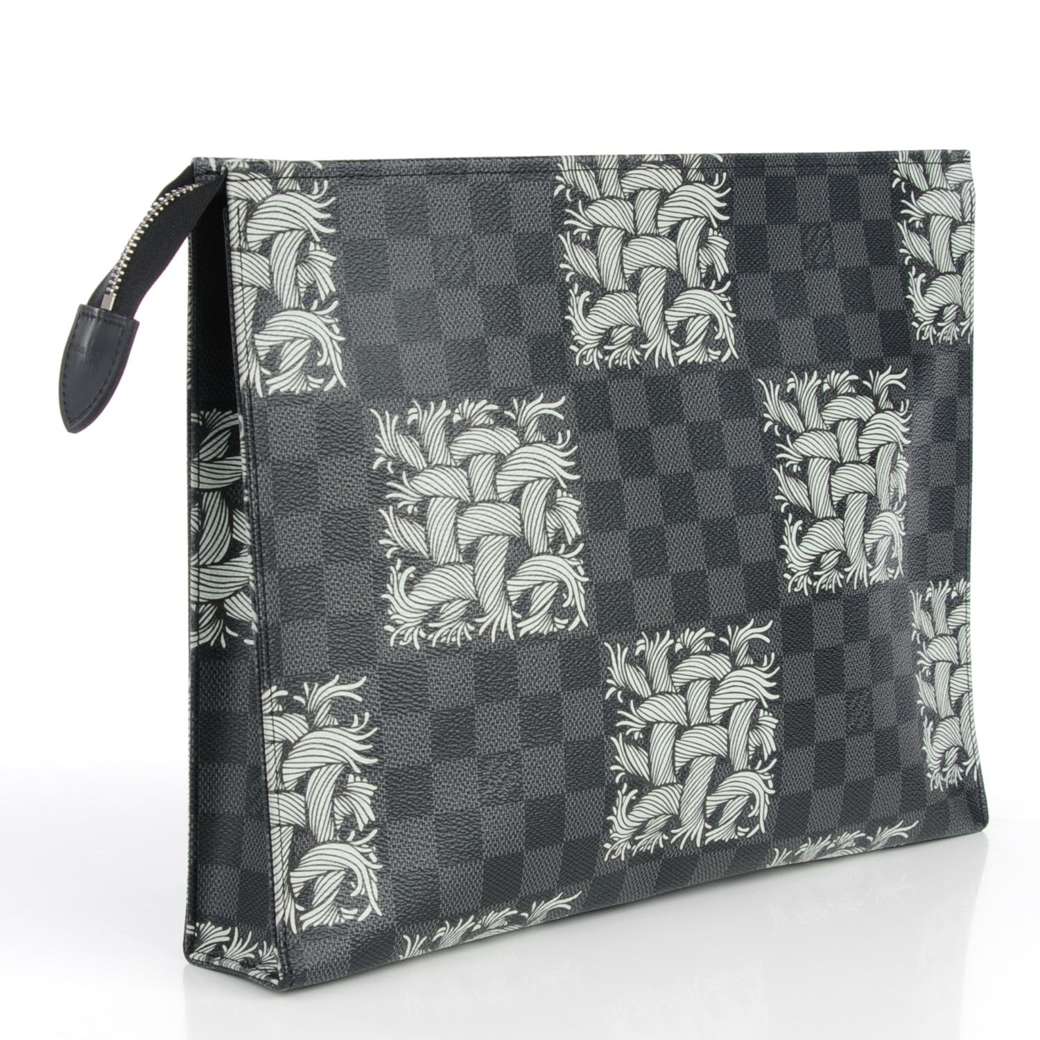Louis Vuitton Damier Graphite Rope Pochette Voyage White 3 of 9