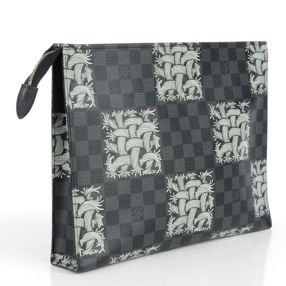 Louis Vuitton Damier Graphite Rope Pochette Voyage White 3 of 9