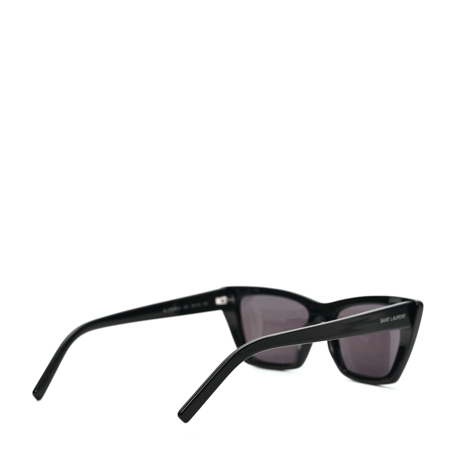 Saint Laurent Acetate Mica Cat Eye Sunglasses SL 276 Black 3 of 7