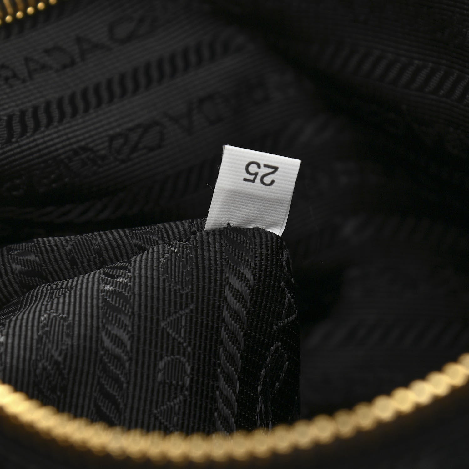 Prada Tessuto Nylon Saffiano Shopping Tote Black 7 of 11