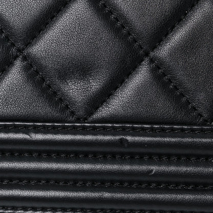 Chanel Calfskin Quilted Medium Boy Flap Black 23 of 24