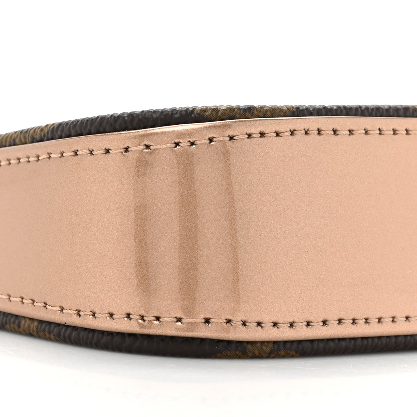 Metallic Vernis Mini Pochette Accessories Rose Gold