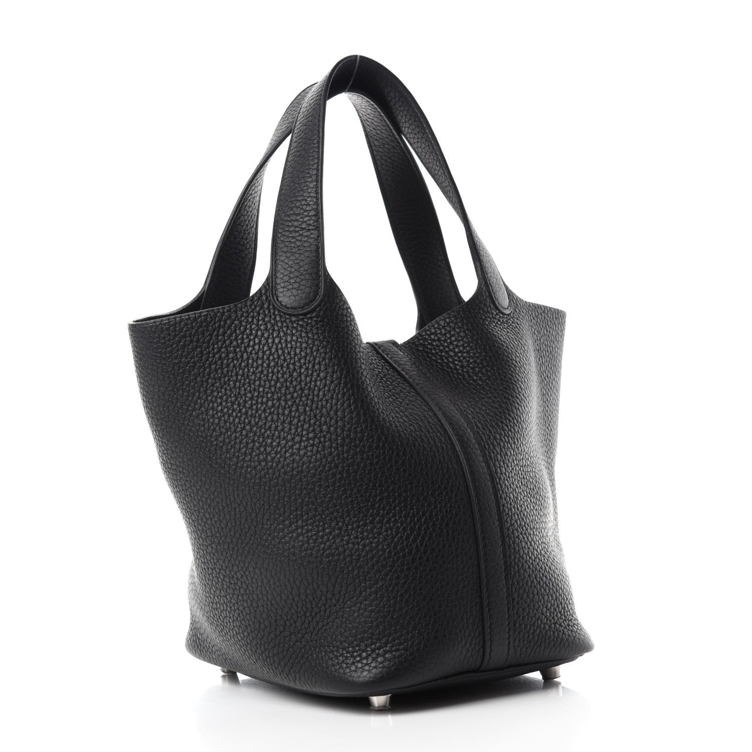 Hermes Taurillon Clemence Picotin Lock 18 PM Black 3 of 11