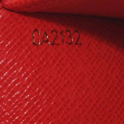 Louis Vuitton Monogram Kusama Town Small Ring Agenda Cover Red 6 of 7