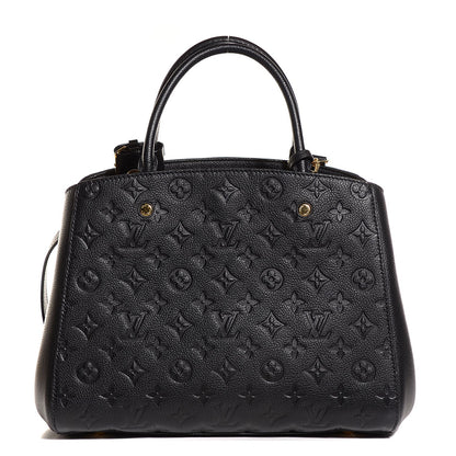 Louis Vuitton Empreinte Montaigne MM Black 1 of 8