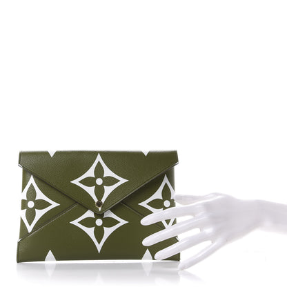 Louis Vuitton Monogram Giant Large Kirigami Pochette Kaki 2 of 8