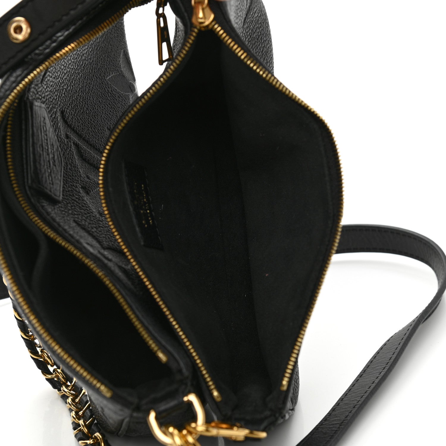 Louis Vuitton Empreinte Monogram Giant Multi Pochette Accessories Black 6 of 11