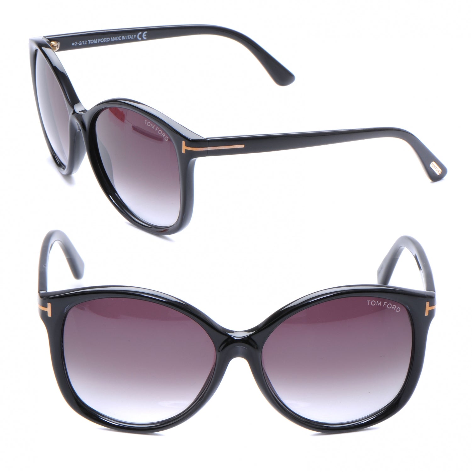 Gucci TOM FORD Alicia TF275 Sunglasses Black 1 of 5