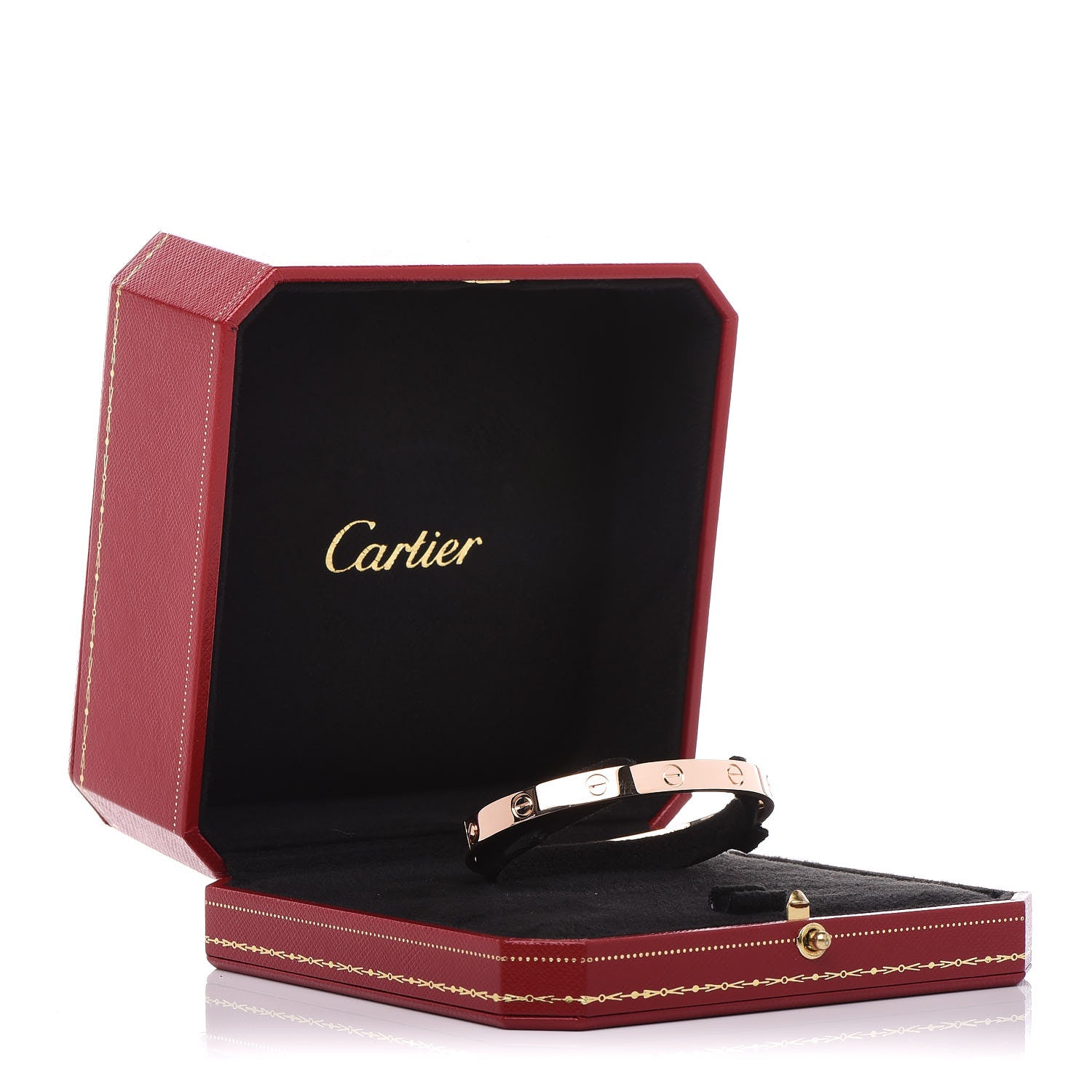 Cartier 18K Pink Gold LOVE Bracelet 17 5 of 5