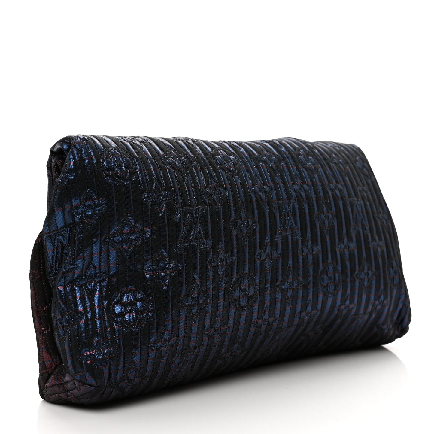 Jacquard Quilted Monogram Altair Clutch Marine