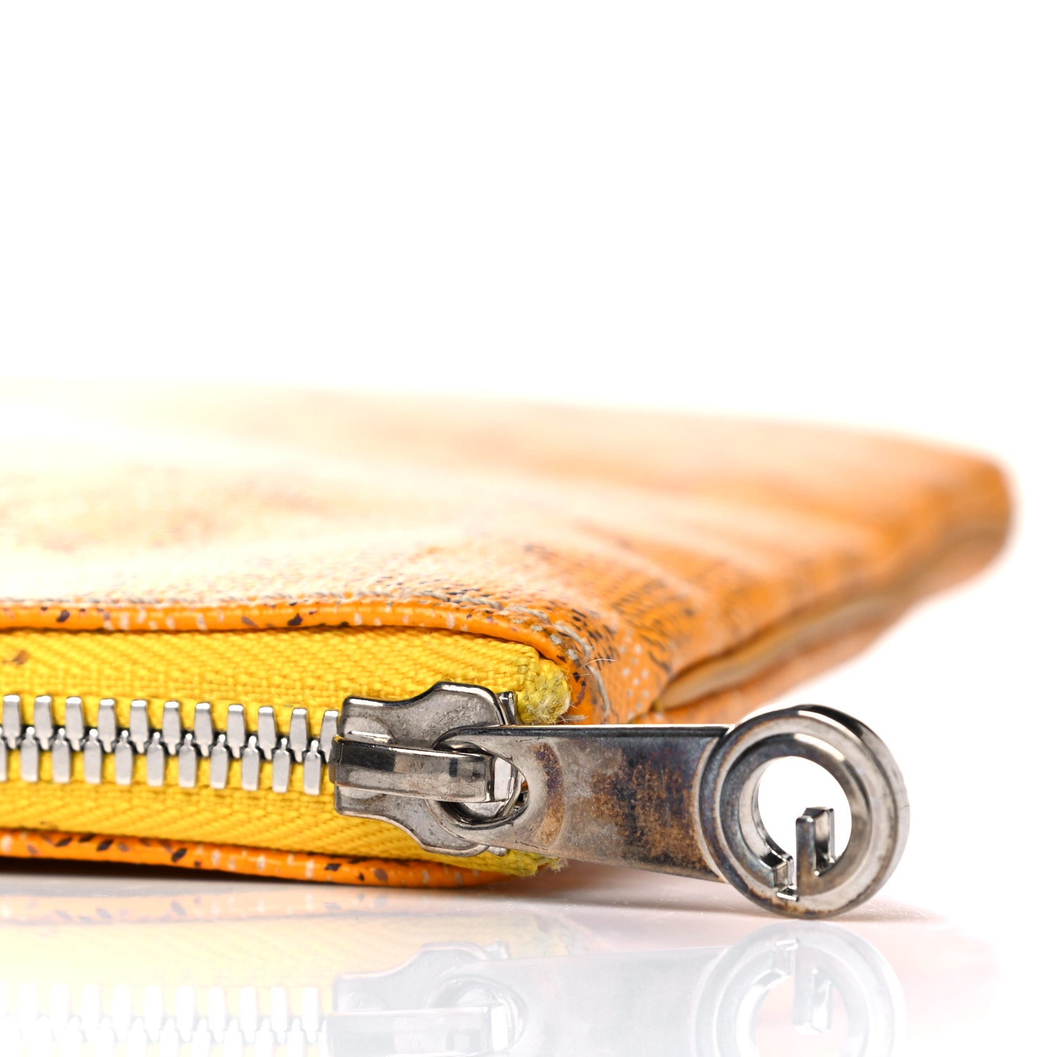 Goyard Goyardine Senat Pochette MM Yellow 18 of 20
