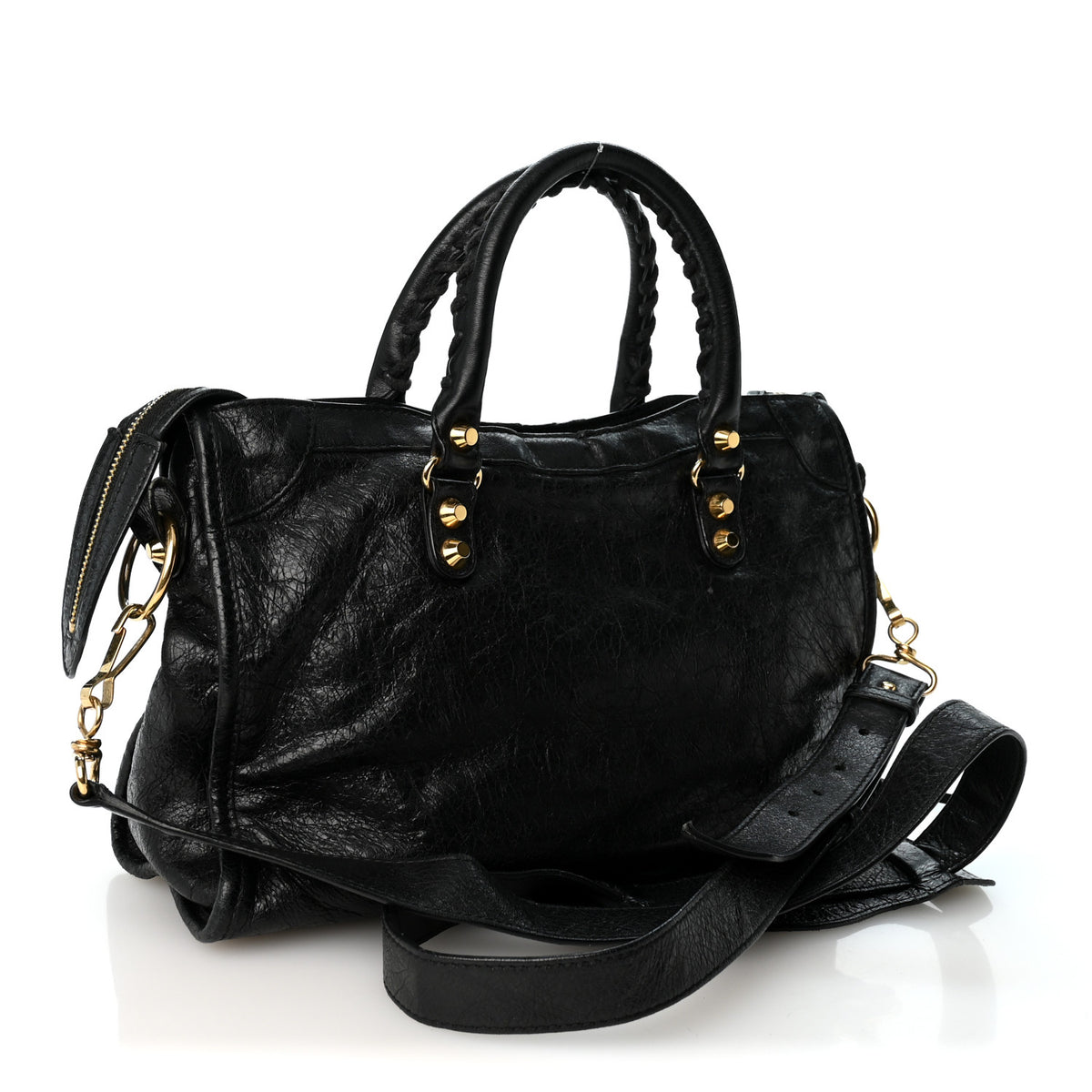 Agneau Classic Gold Hardware S City Black