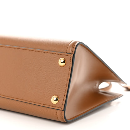 Prada Saffiano Soft Calfskin Tote Cannella 10 of 10