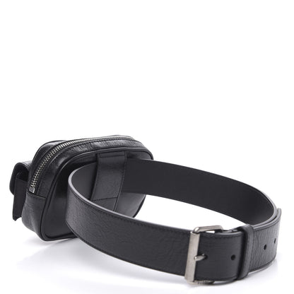 Gucci Fluffy Calfskin Mini Morpheus Belt Bag 70 28 Black 3 of 9