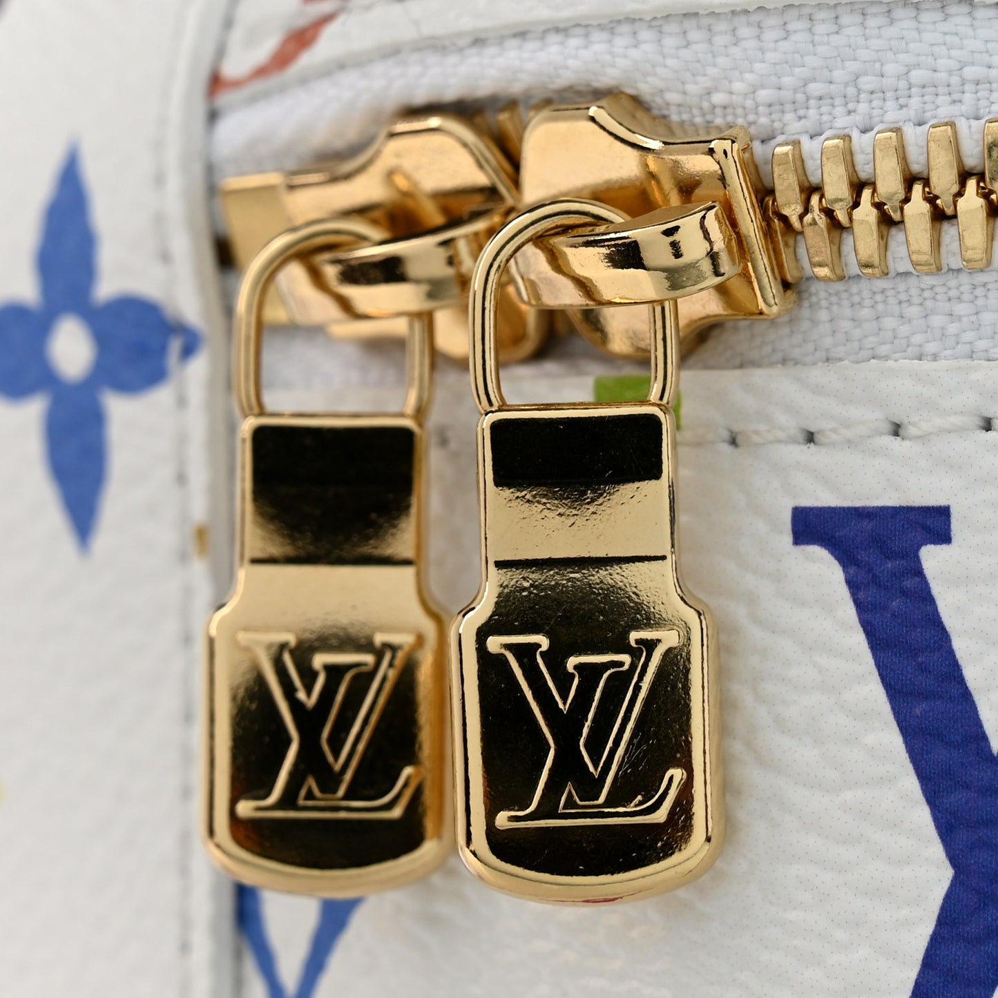 LV X TM Monogram Multicolor Nice BB White