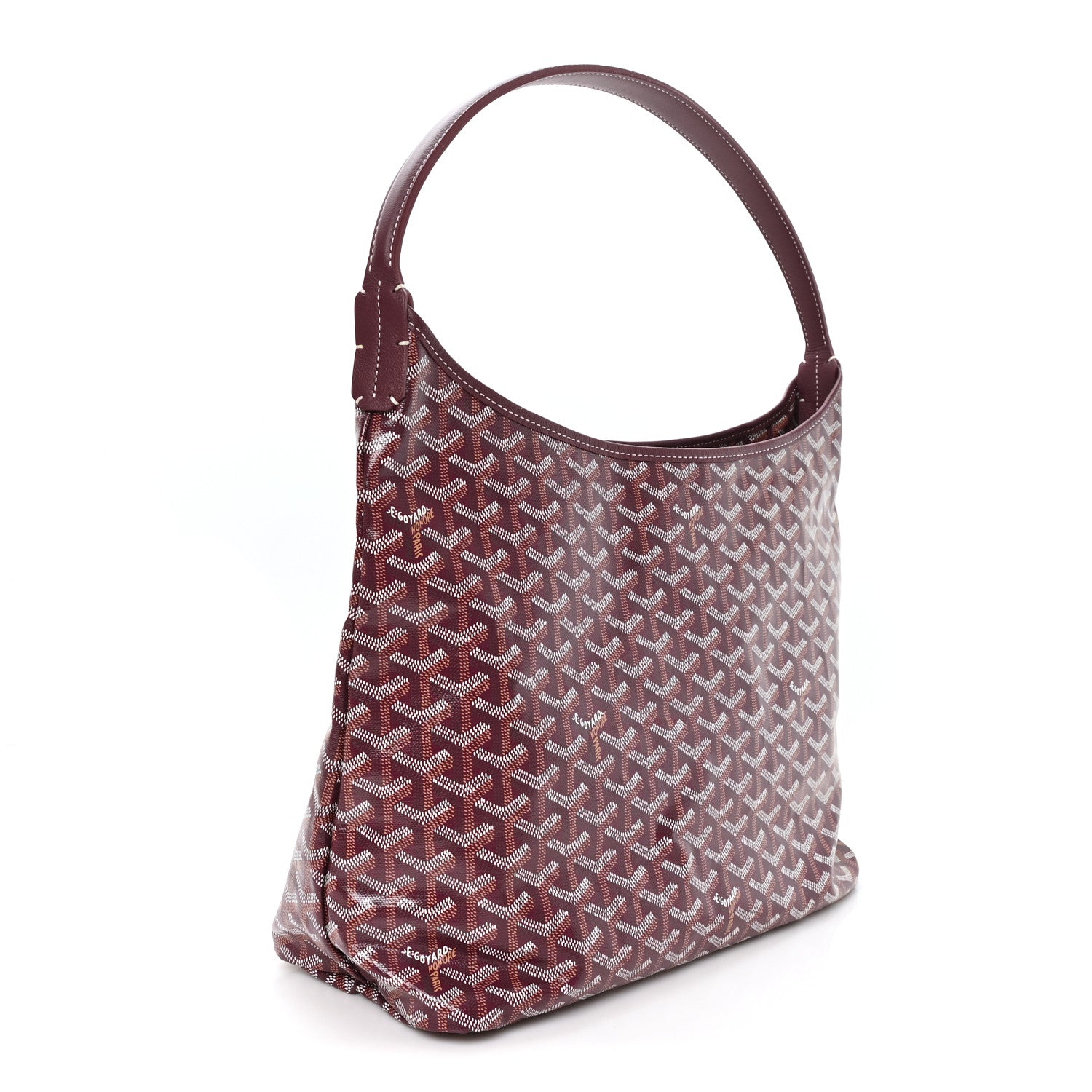 Goyard Goyardine Boheme Hobo Burgundy 4 of 11