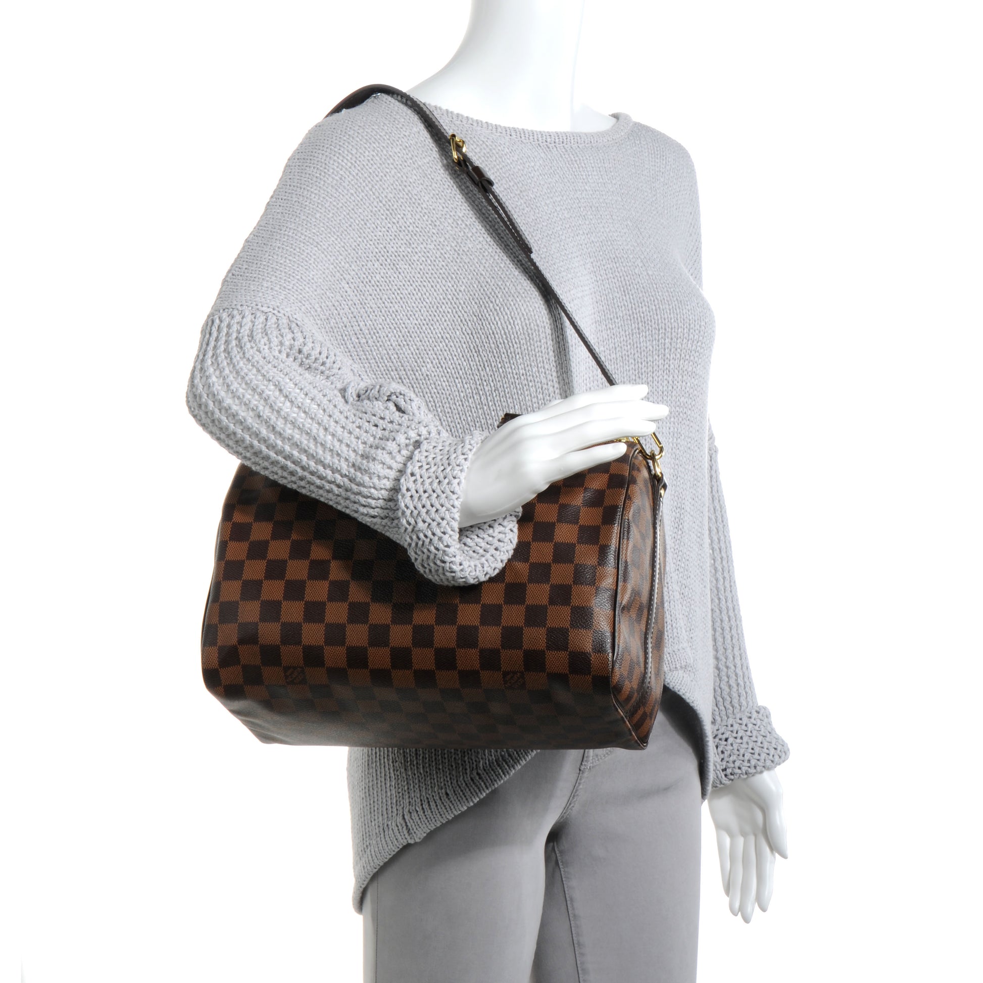 Louis Vuitton Damier Ebene Speedy Bandouliere 30 2 of 8