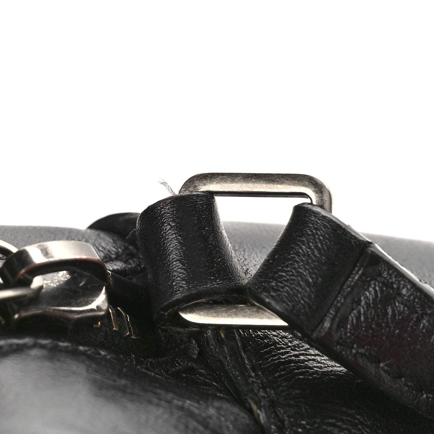 Calfskin Matelasse Monogram Lou Camera Bag Black