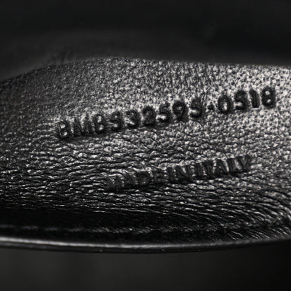 Saint Laurent Patent Matelasse Monogram Large Vicky Chain Bag Black 7 of 12