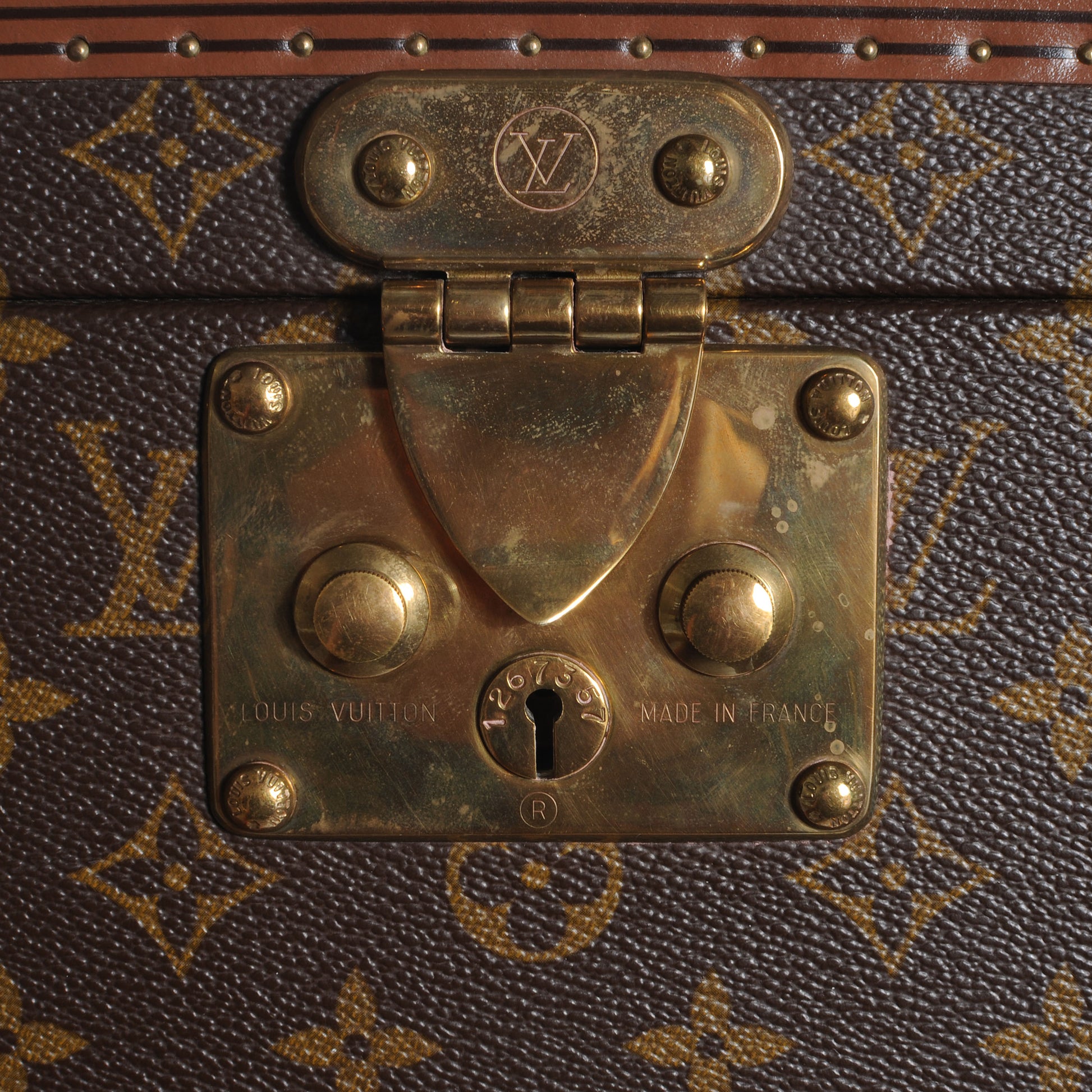 Louis Vuitton Monogram Boite Flacons Lozine Beauty Train Trunk Case 7 of 10