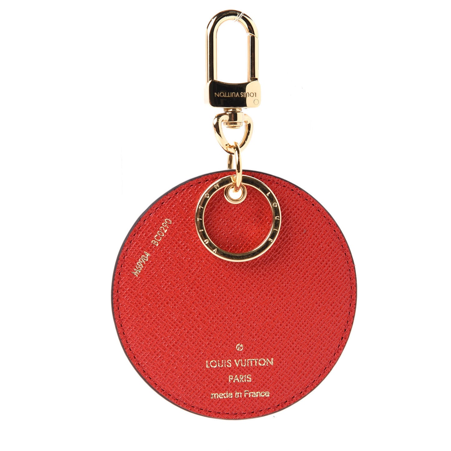 Monogram 2020 Christmas Animation Bumper Cars Bag Charm Key Ring Coquelicot