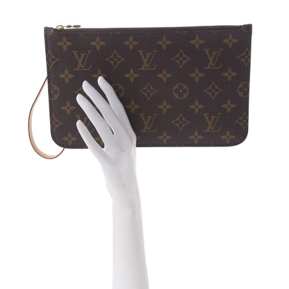 Louis Vuitton Monogram Neverfull MM GM Pochette 2 of 8