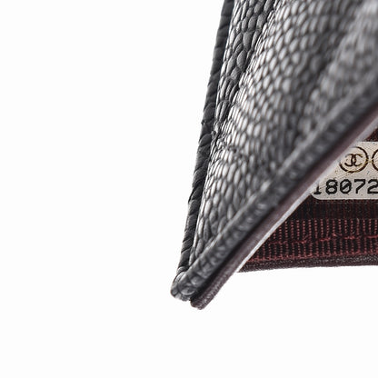 Chanel Caviar Quilted Large Flap Wallet Black 8 of 9