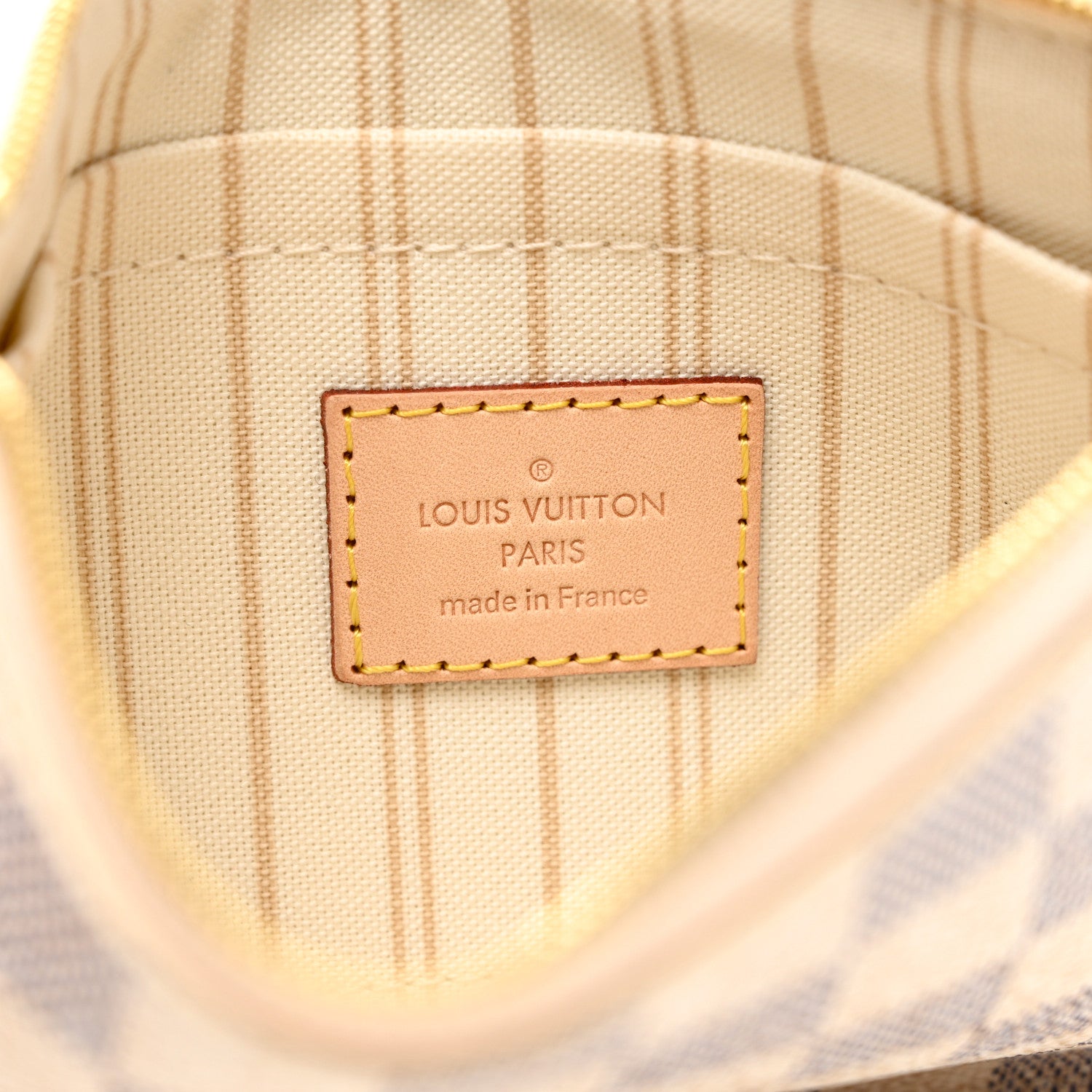 Louis Vuitton Damier Azur Neverfull PM Pochette 5 of 6
