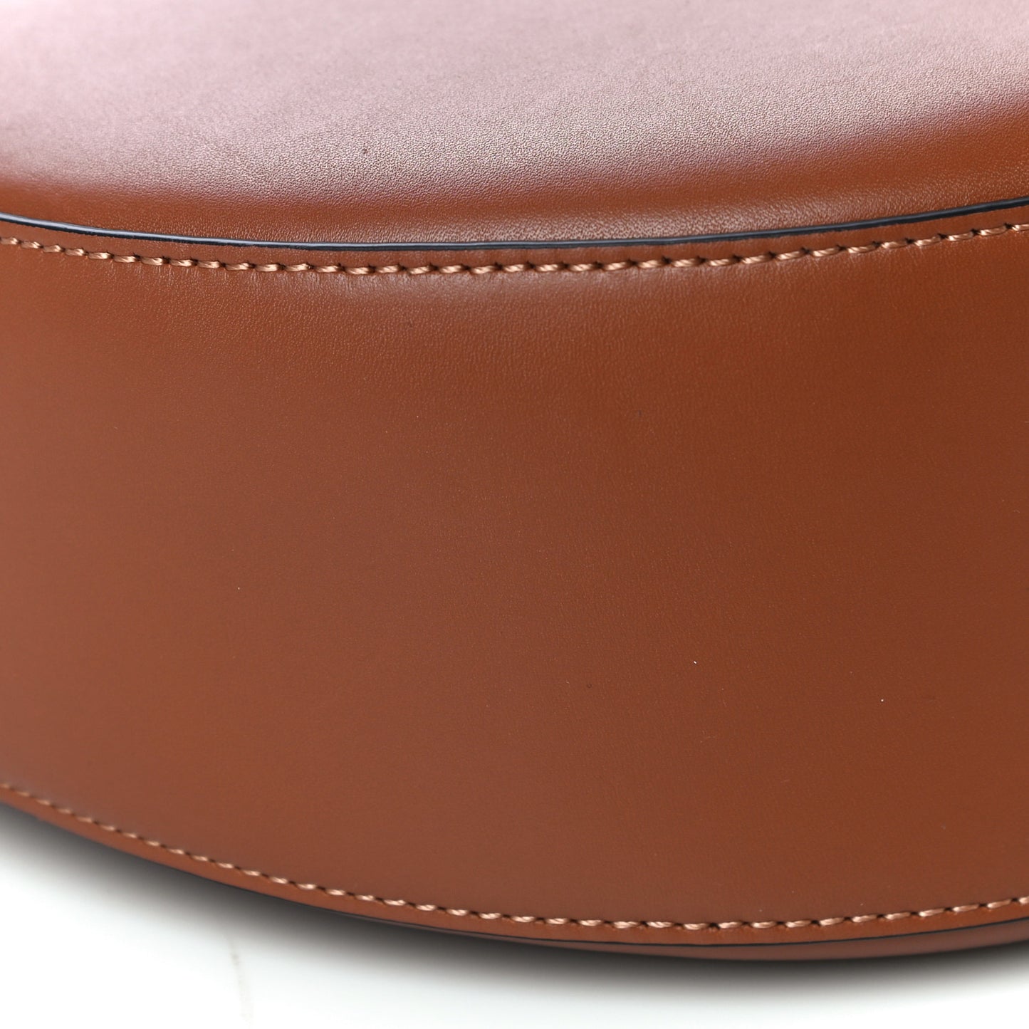Satin Calfskin Jacquard Luna Bag Pecan