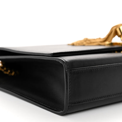 Saint Laurent Smooth Calfskin Medium Classic Monogram Kate Tassel Satchel Black 8 of 11