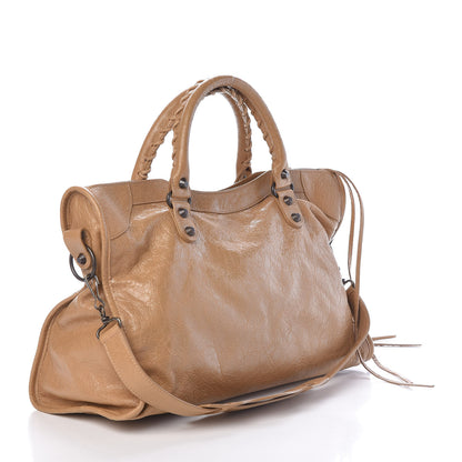 Balenciaga Agneau Classic Hardware City Beige Nougatine 3 of 9