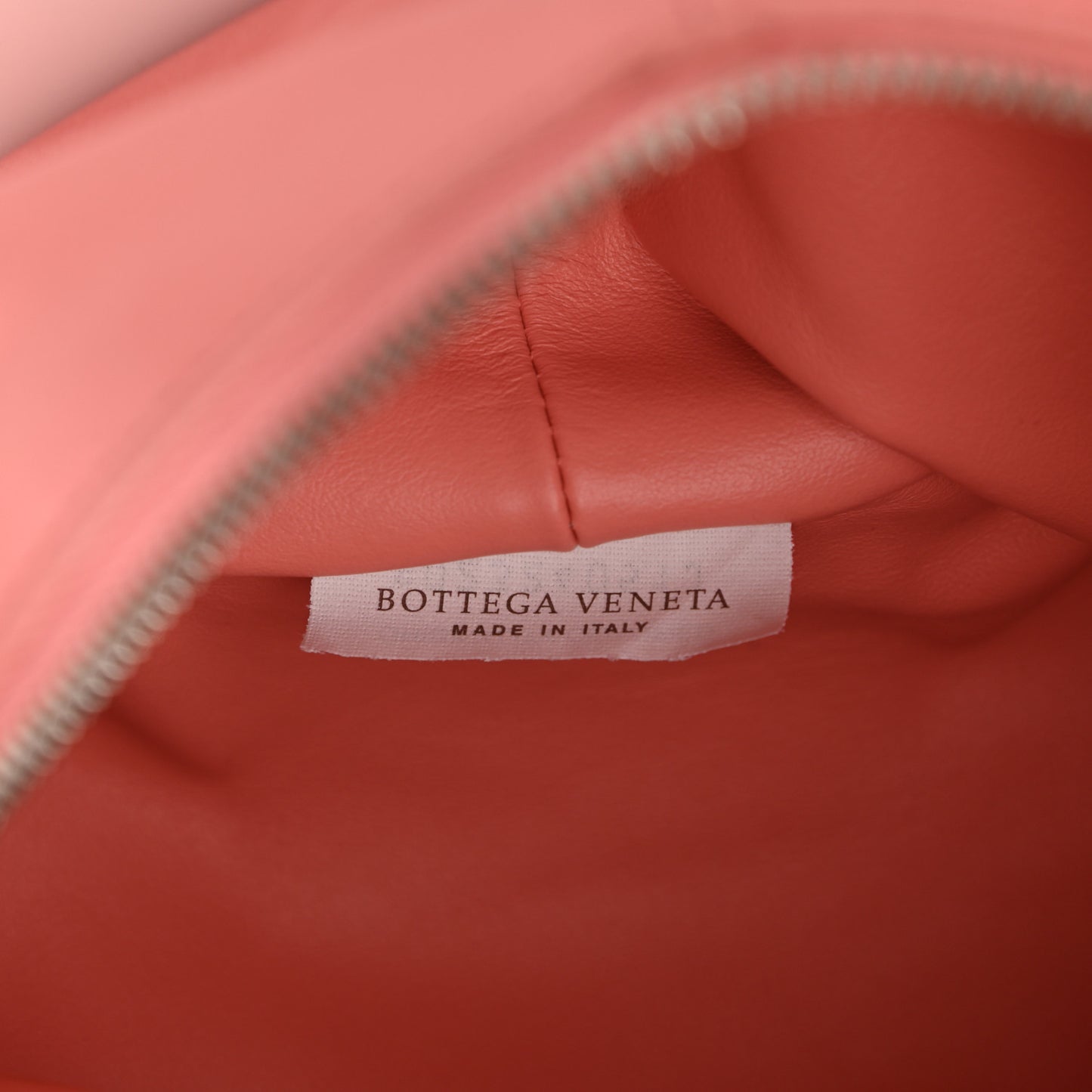 Calfskin Mini Double Knot Bag Peach