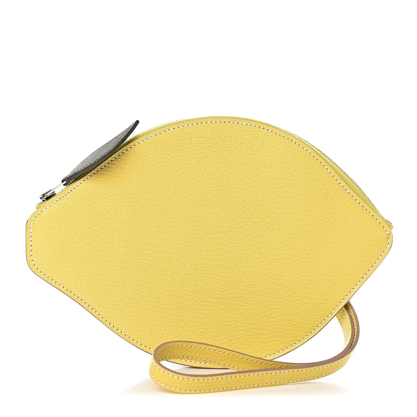 Chevre Mysore Tutti Frutti Citron Clutch Lime