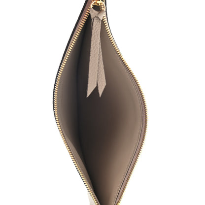Louis Vuitton Empreinte Monogram Giant Pochette Felicie Zippered Insert Tourterelle Creme 4 of 4